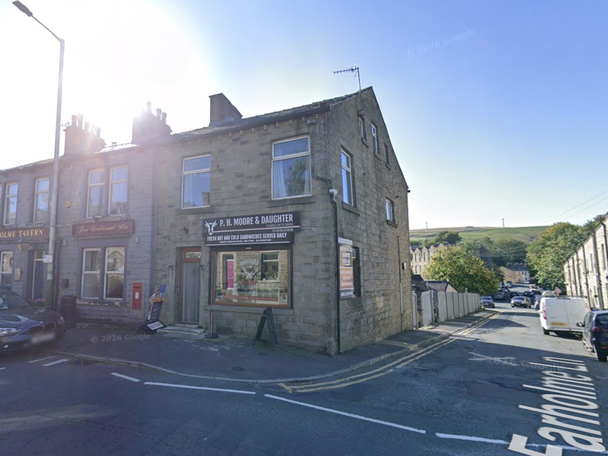 222 Newchurch Road, Stacksteads - Freehold Butcher Shop with Two Bedroom Apartment