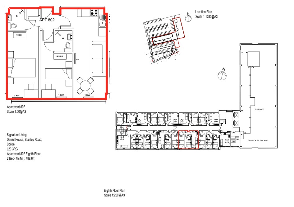 Apartment 117 Daniel House, 31 Trinity Road, Bootle L20 3TB floorplan