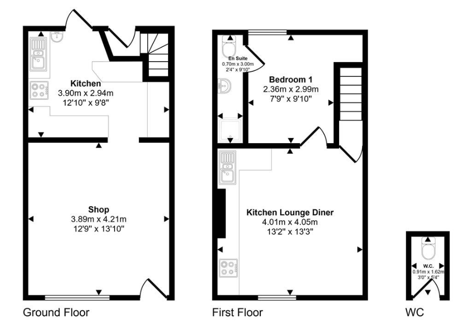 348 Ashton Road, Oldham OL8 3HF floorplan