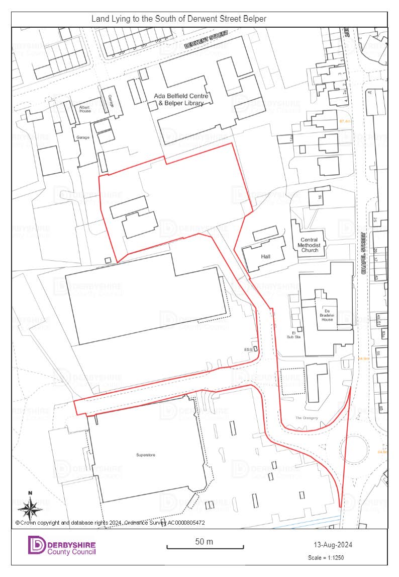 Land to the rear of Ada Belfield, Derwent Street, Belper DE56 1UQ