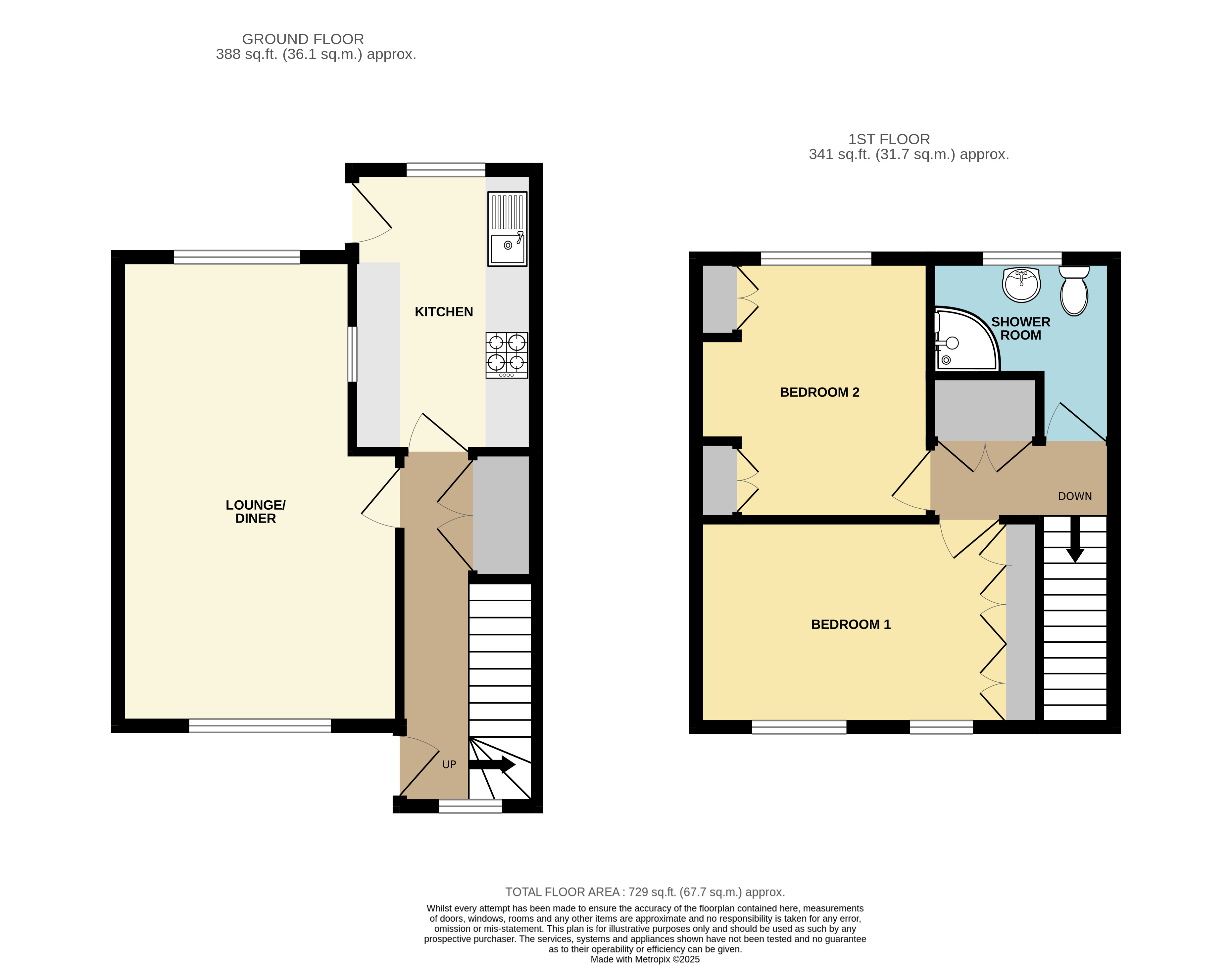 5 Church Close, Louth, Lincolnshire LN11 9LR floorplan