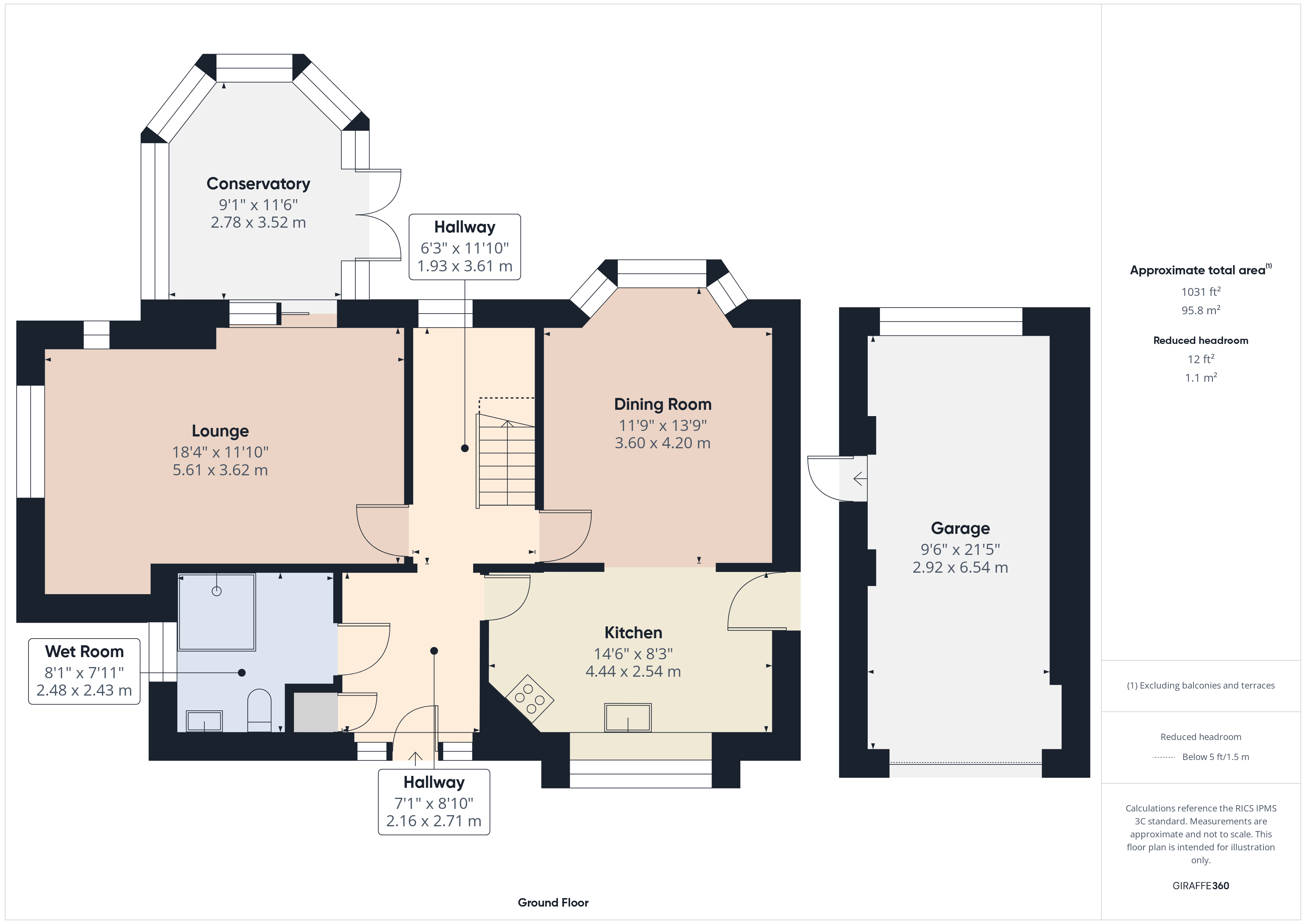 The Cottage, Oakdene Nurseries, Trent Lane, Weston-On-Trent, Derby DE72 2BT floorplan