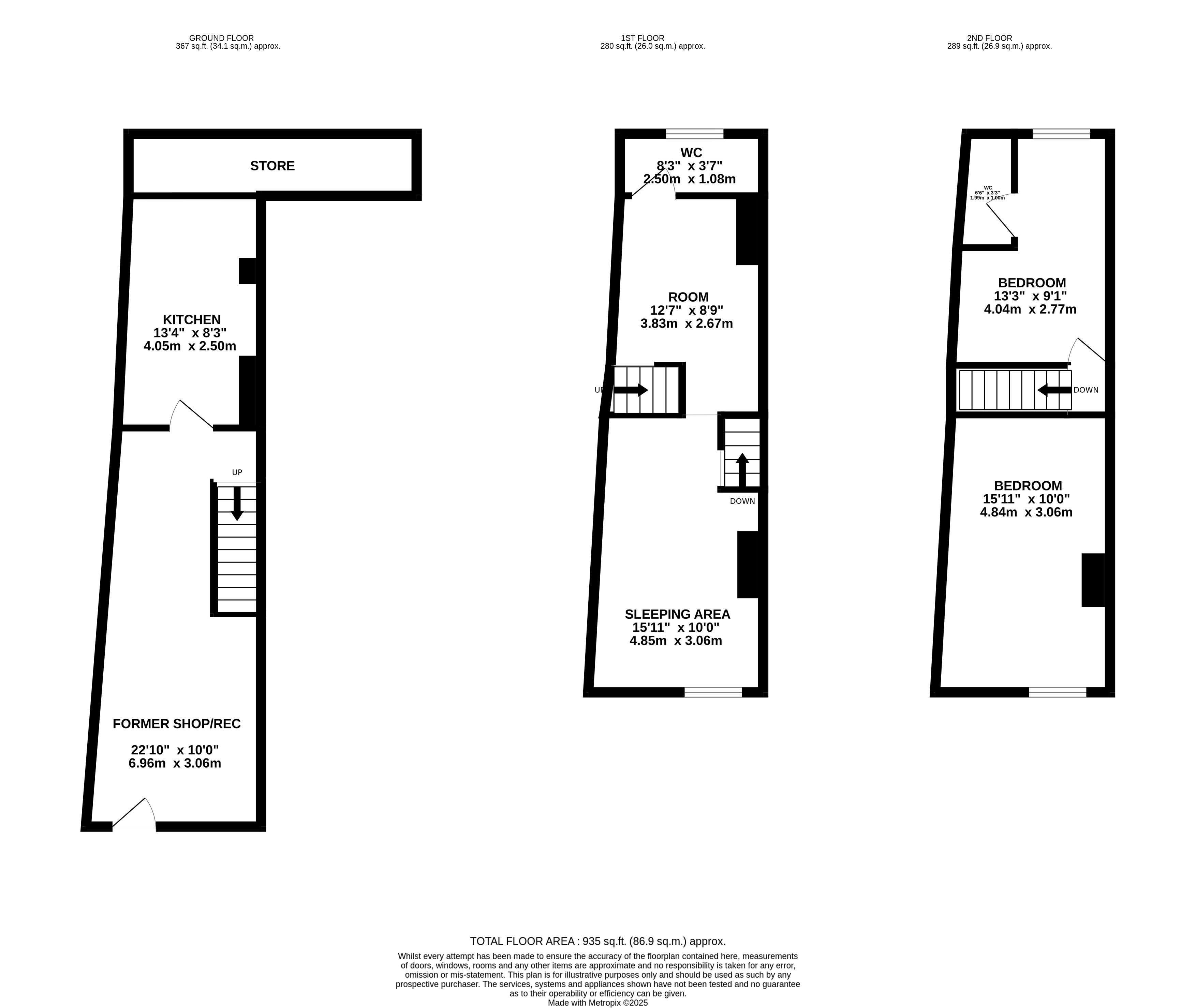 40 and 40A Daisy Hill, Dewsbury, West Yorkshire, WF13 1LH floorplan