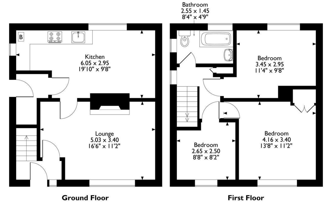 117 Hurst Rise, Matlock DE4 3ET floorplan