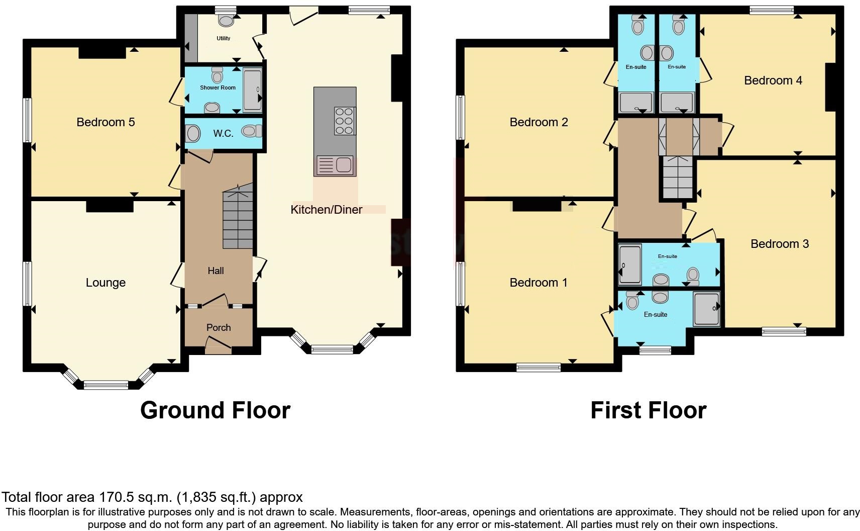 18 Witham Road, Woodhall Spa LN10 6RW floorplan