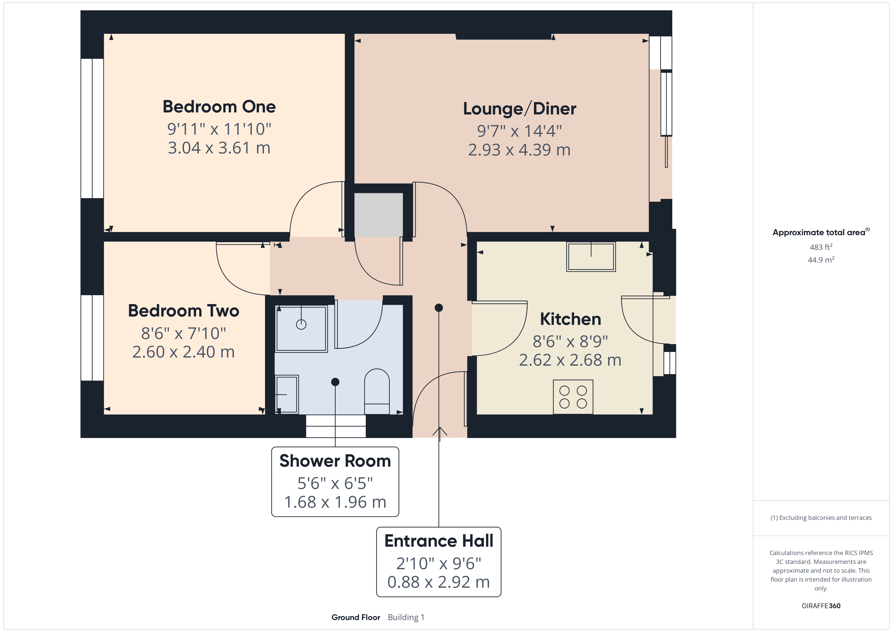 8 Penhaligans Close, Chellaston, Derby DE73 5QG floorplan