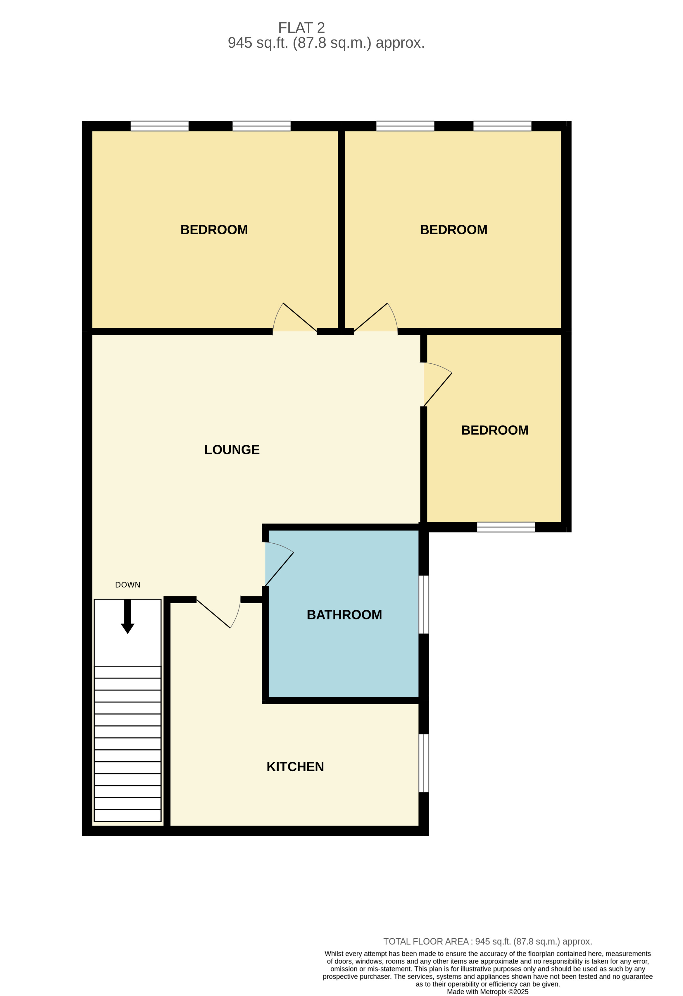 Flat 1 & 2, 157 High Street, Burton-On-Trent DE14 1JE floorplan