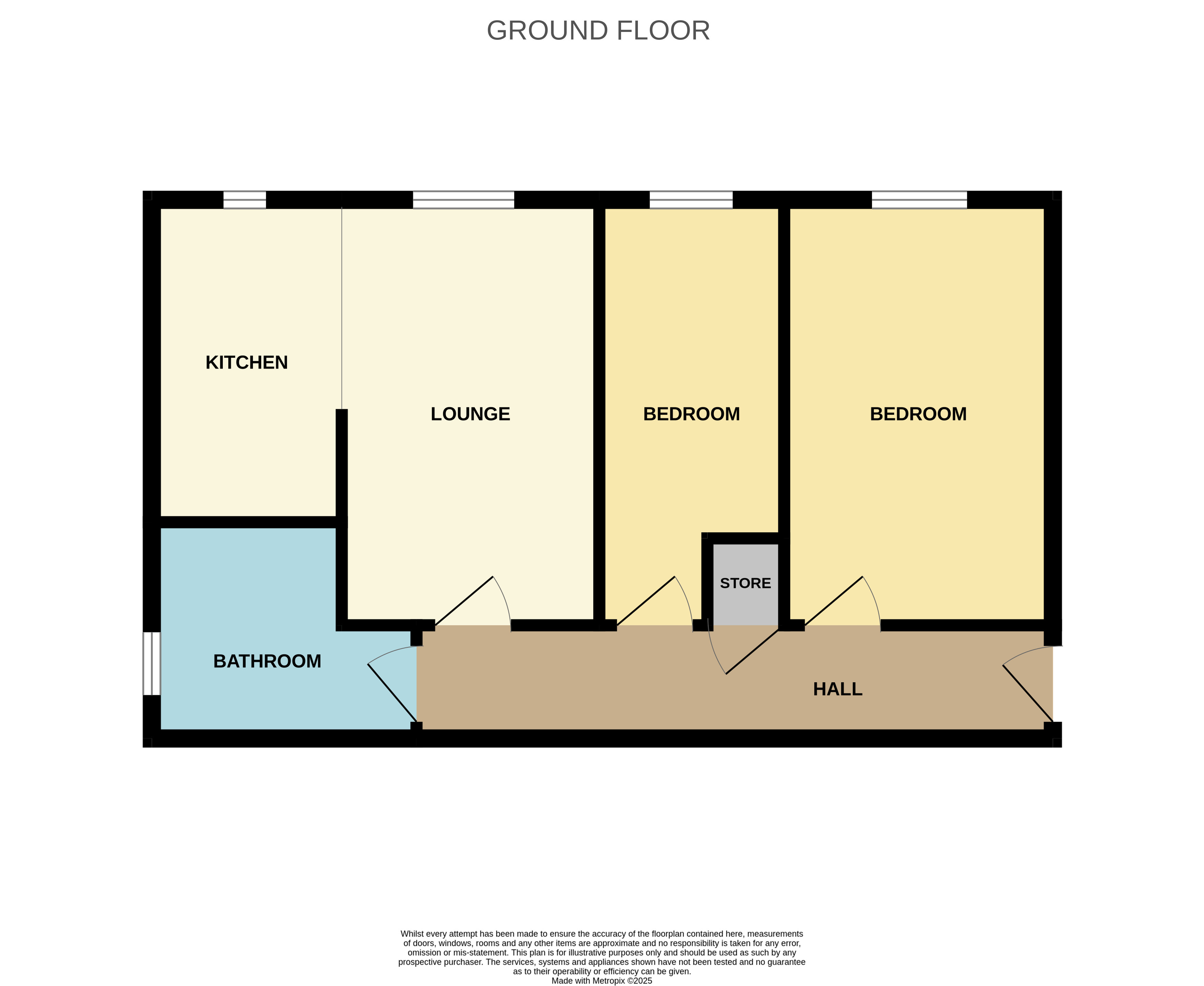 100 Grants Yard, Burton-On-Trent DE14 1BY floorplan