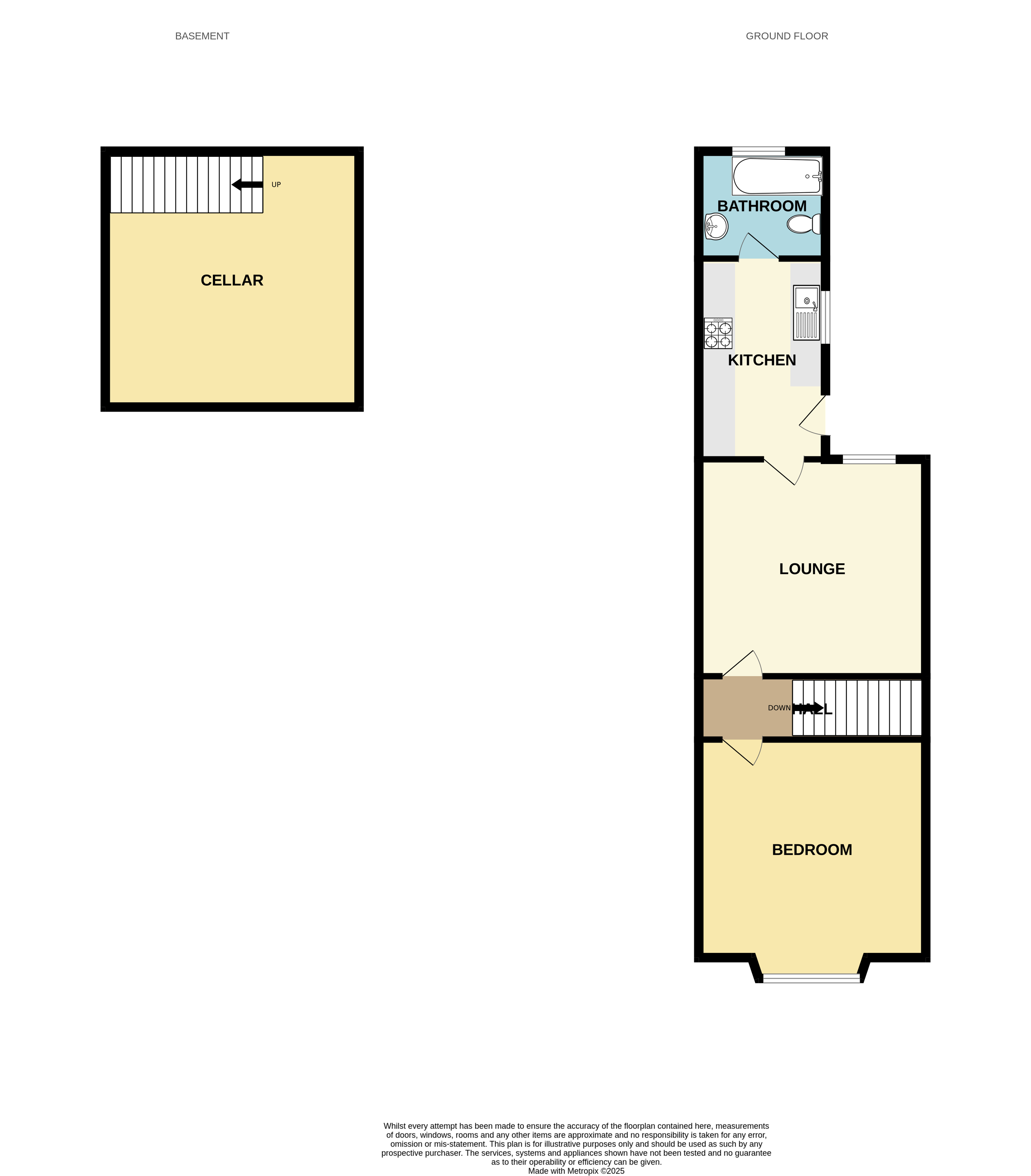Ground Floor Flat 112 Smisby Road, Ashby-De-La-Zouch, Leicestershire LE65 2JN floorplan