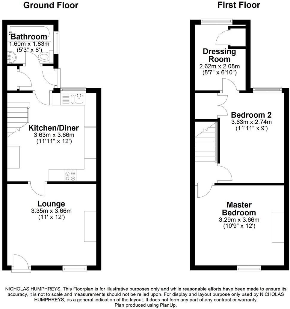36 Mayfield Road, Ashbourne, Derbyshire DE6 1AR floorplan