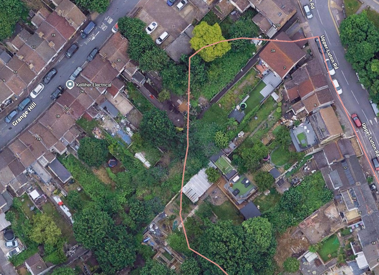 Land at the back of 2-2A Upper Luton Road, Chatham ME5 7BG