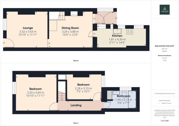 3 Church View, North Leys, Ashbourne DE6 1DQ floorplan