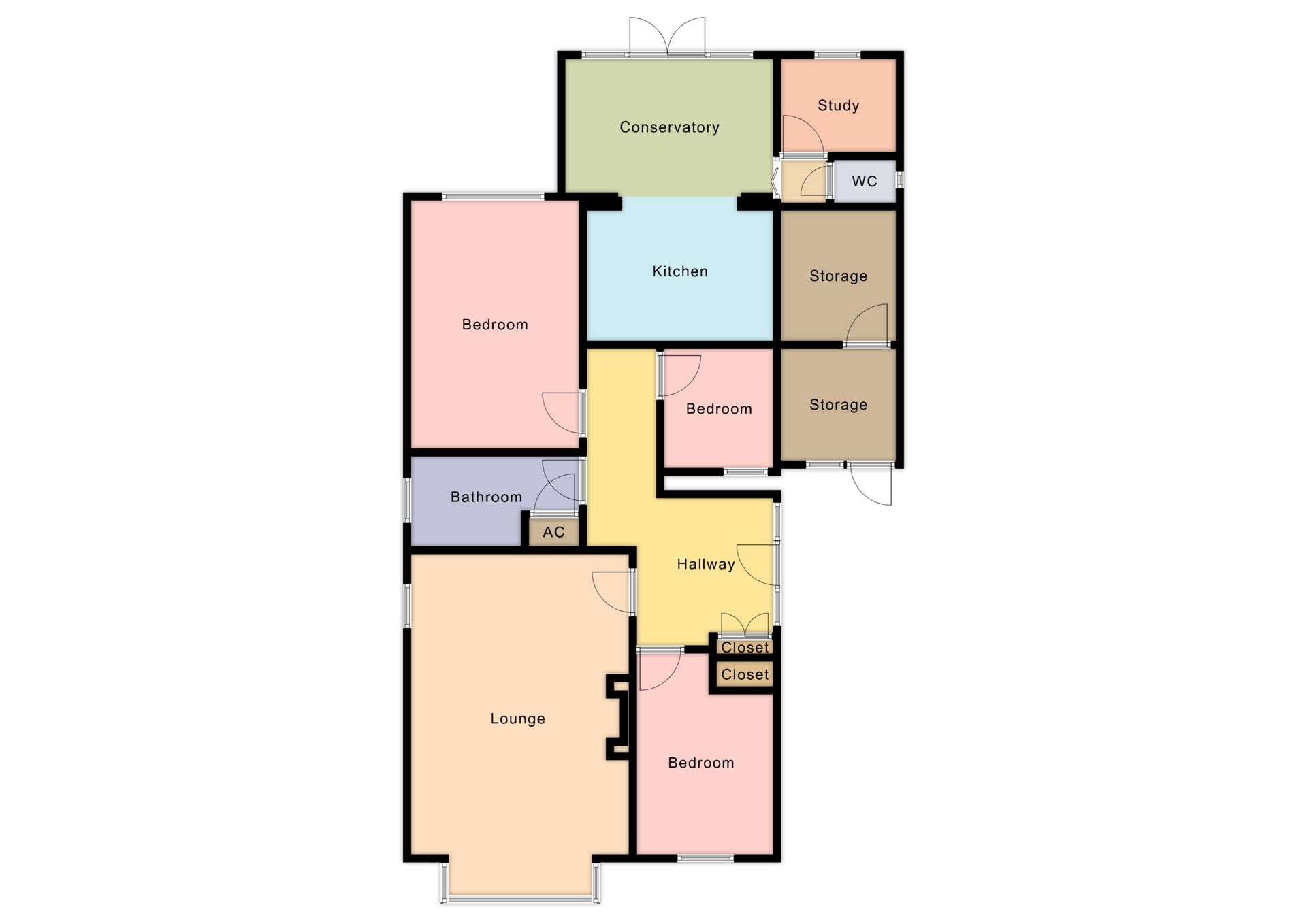 3 Lime Grove, Hatton, Derbyshire DE65 5EY floorplan