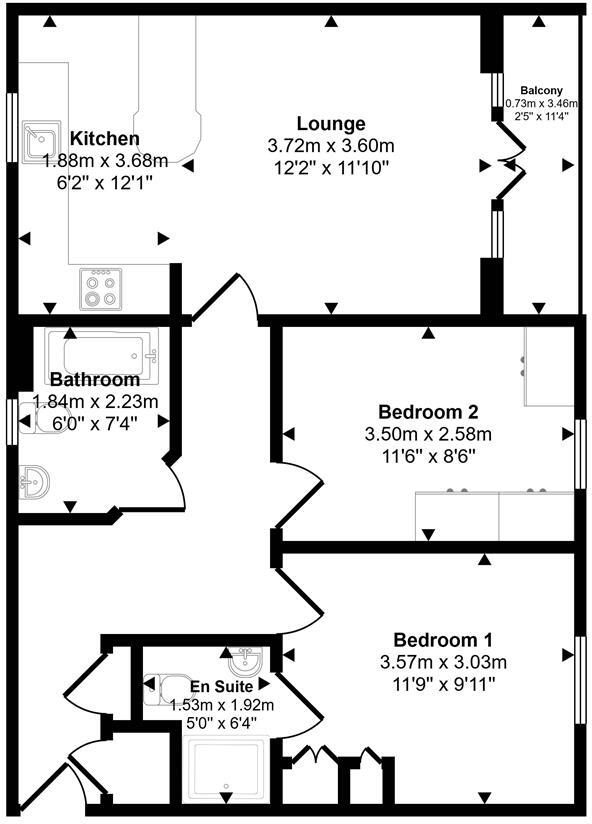 31 Chasewater Drive, Stoke-On-Trent, Staffordshire ST6 8GH floorplan