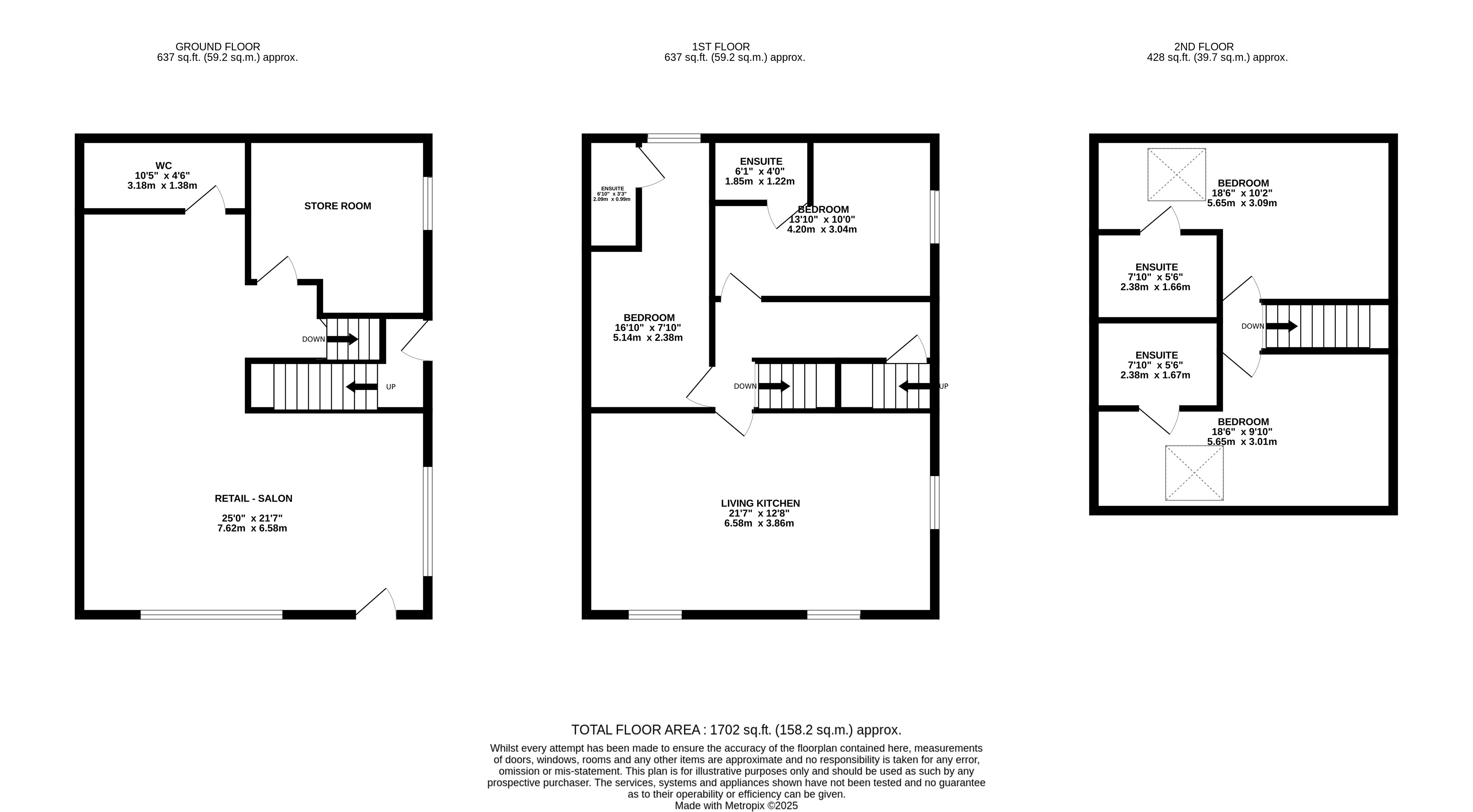 70 and 70A Pontefract Road, Barnsley S71 1AB floorplan