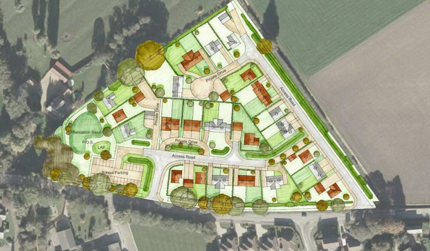 Land on the east side of The Old Farmhouse, Old Main Road, Old Leake, Boston, Lincolnshire PE22 9HR