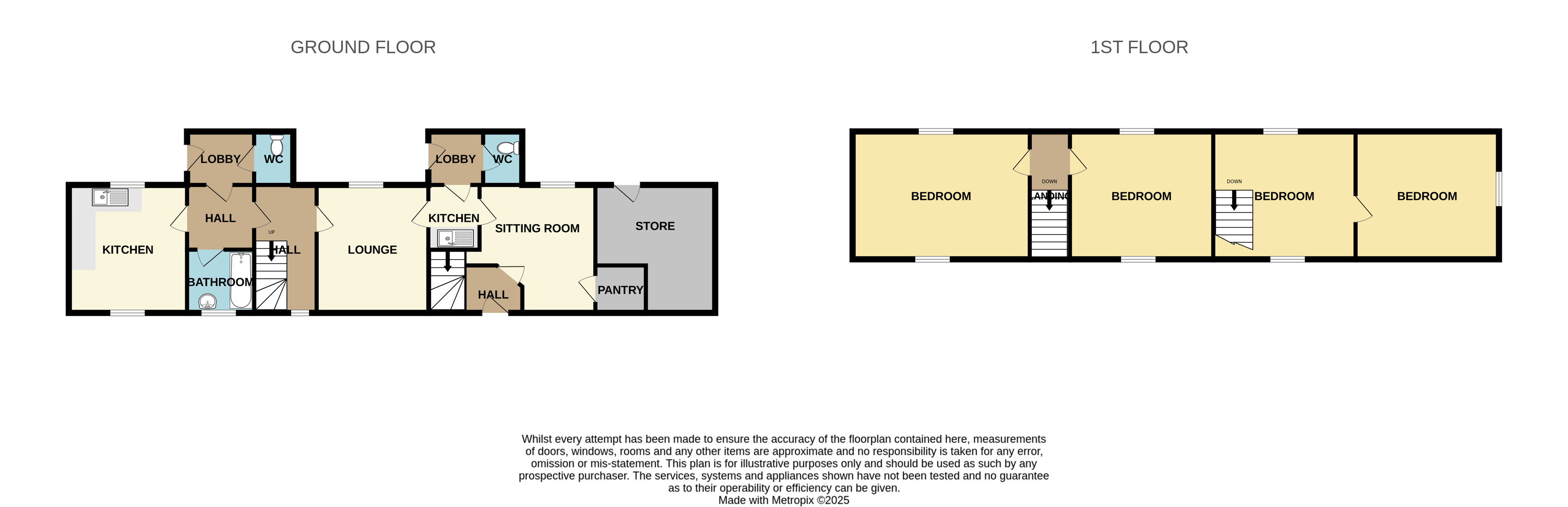 1 Chapel Lane & 23 Wartnaby Road, AB Kettleby, Melton Mowbray, Leicestershire LE14 3HS floorplan