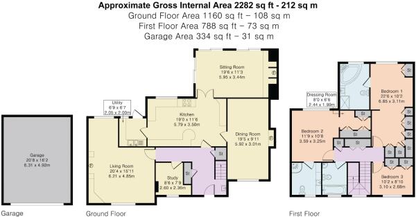 37 Magnolia Dene, Hazlemere, High Wycombe HP15 7QE floorplan