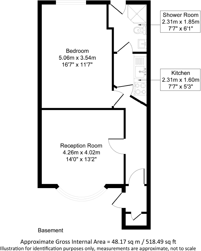 27 St. Thomas Road, London N4 2QH floorplan