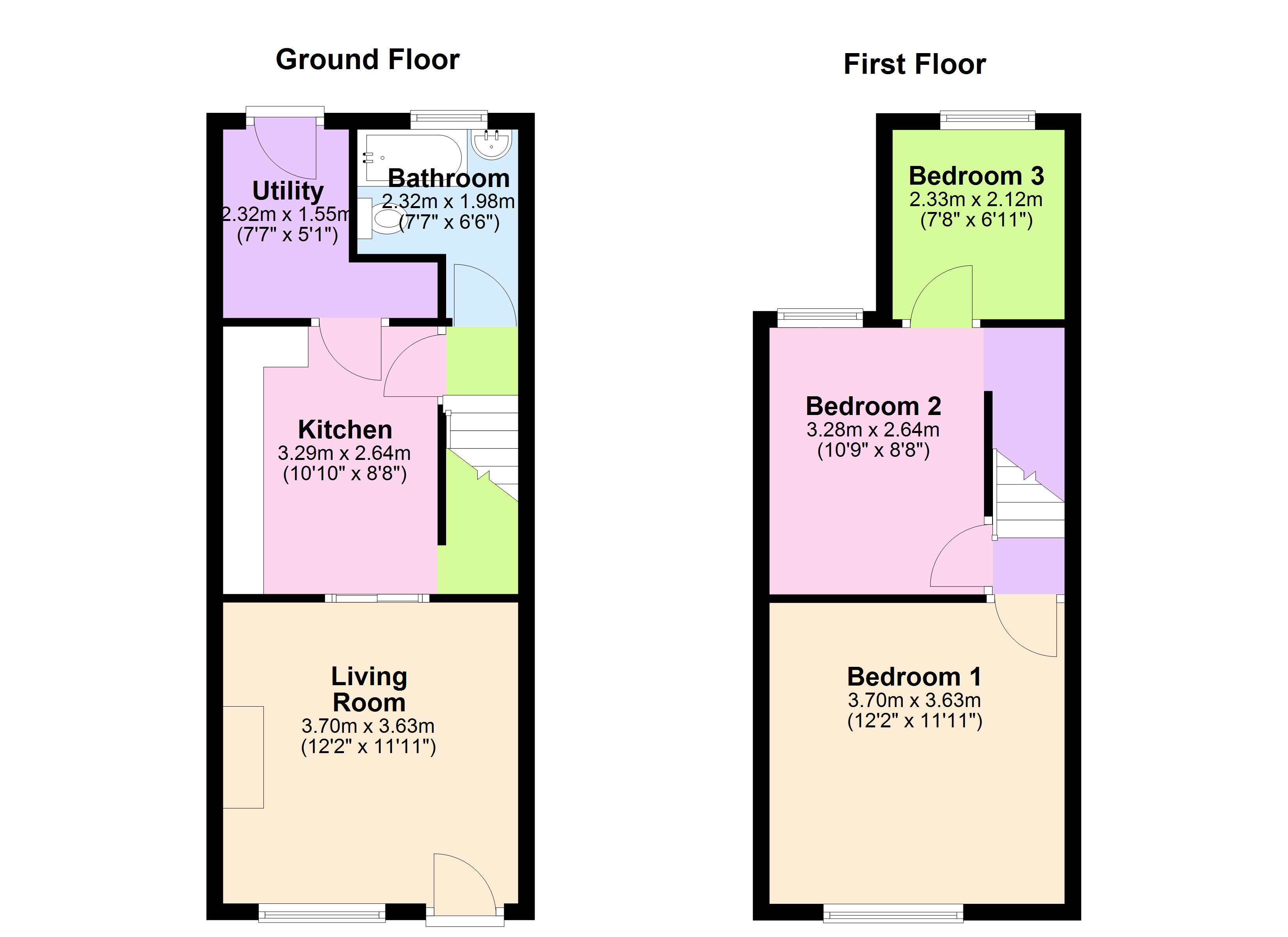 1 New Road, Stapleford, Nottingham NG9 8GS floorplan
