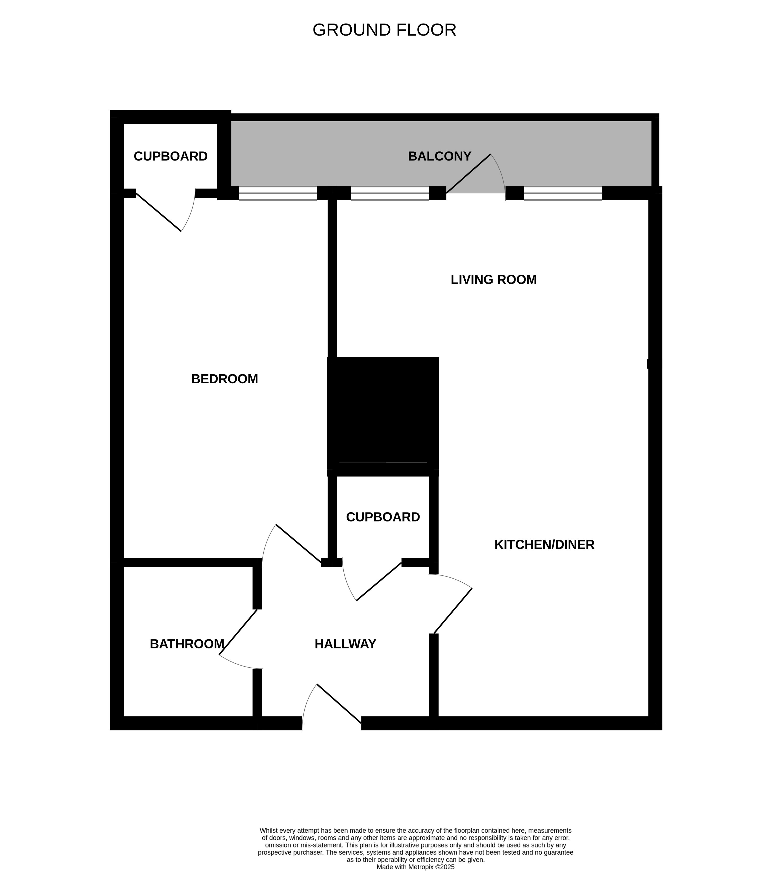 1 Clinton House, Picton Street, Lincoln LN6 7FR floorplan