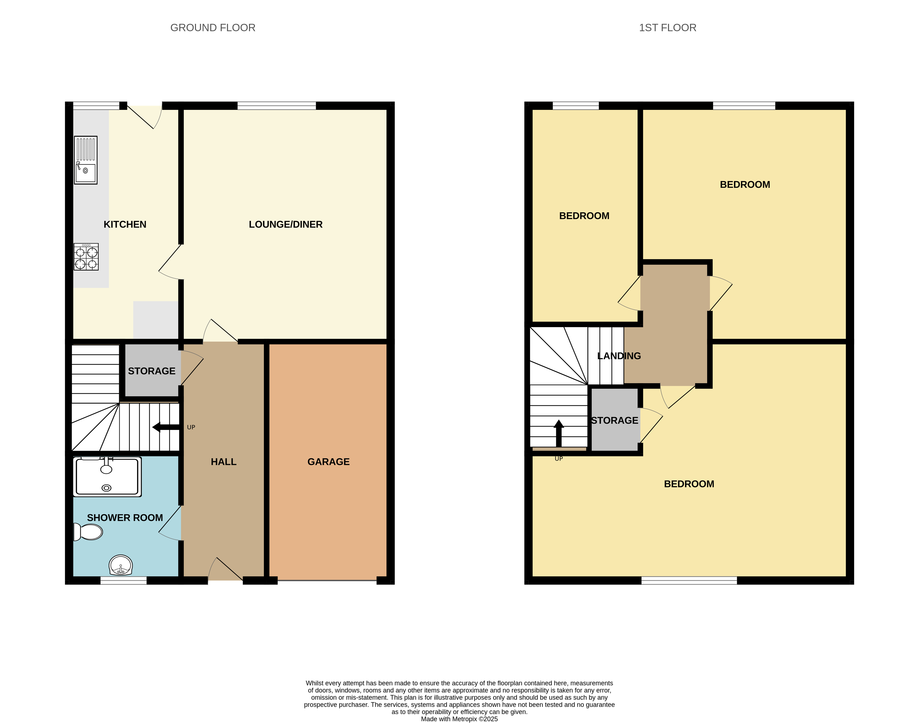 6 Fairfax Close, Leicester LE4 9FS floorplan