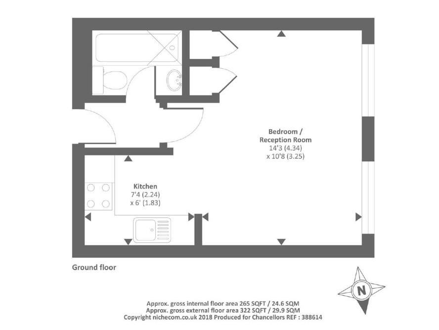 109 Seymour Way, Sunbury-On-Thames TW16 7NL floorplan