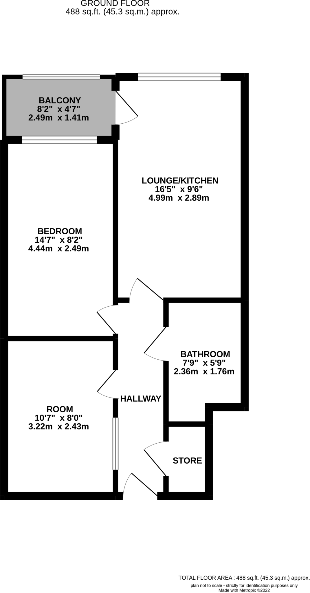 123 The Gatehaus, Leeds Road, Bradford, West Yorkshire BD1 5BQ floorplan
