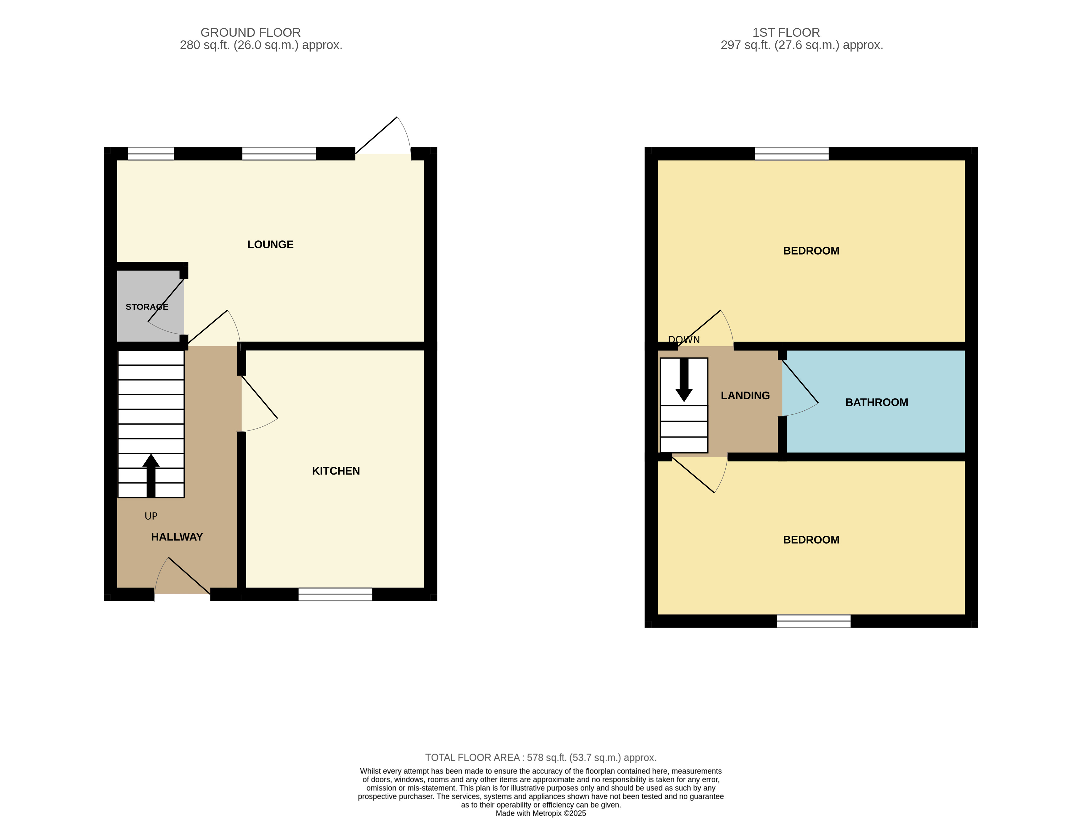8 Paddock Close, Lydd, Romney Marsh TN29 9BT floorplan