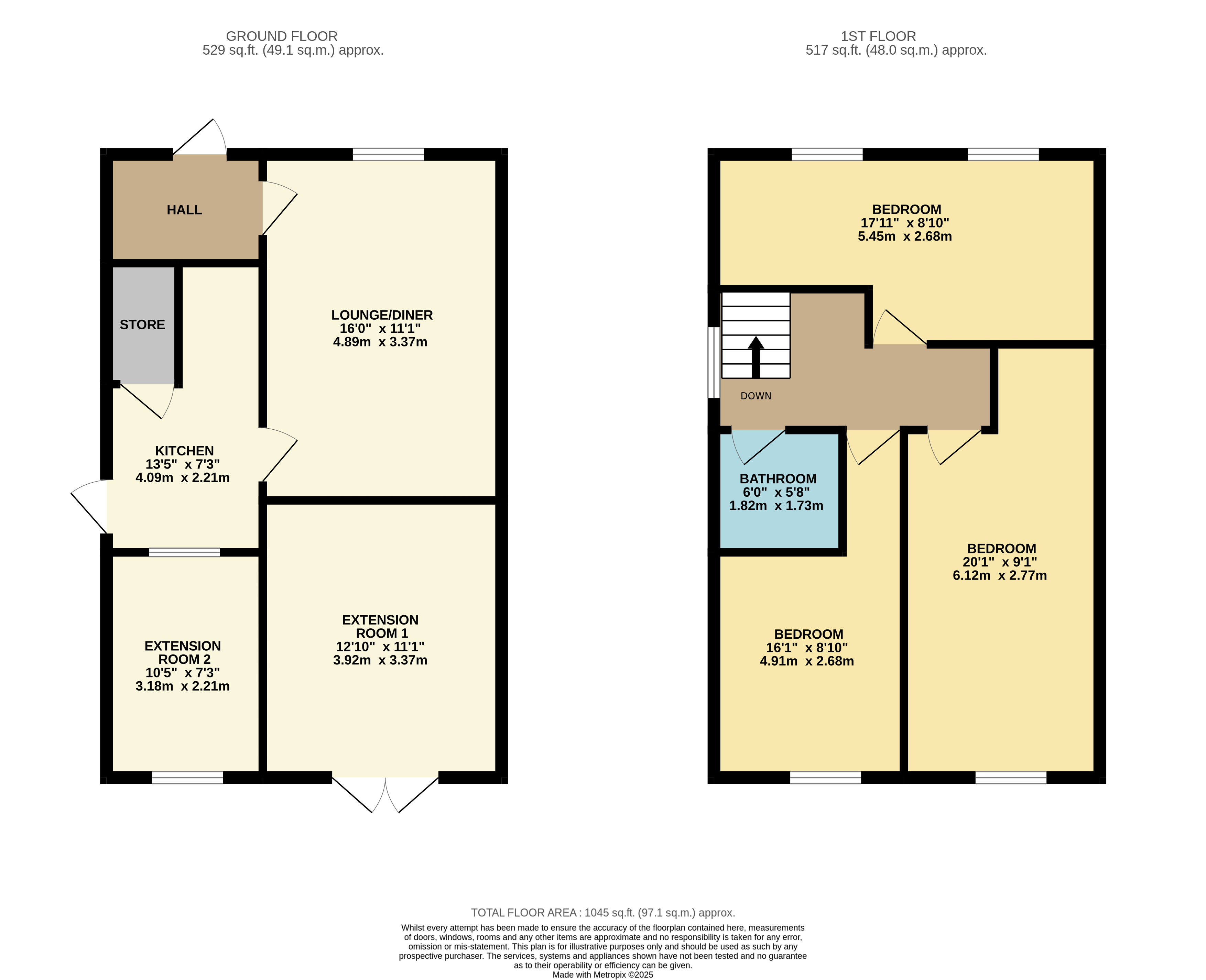 22 Mountford Avenue, Wirksworth, Matlock DE4 4AT floorplan