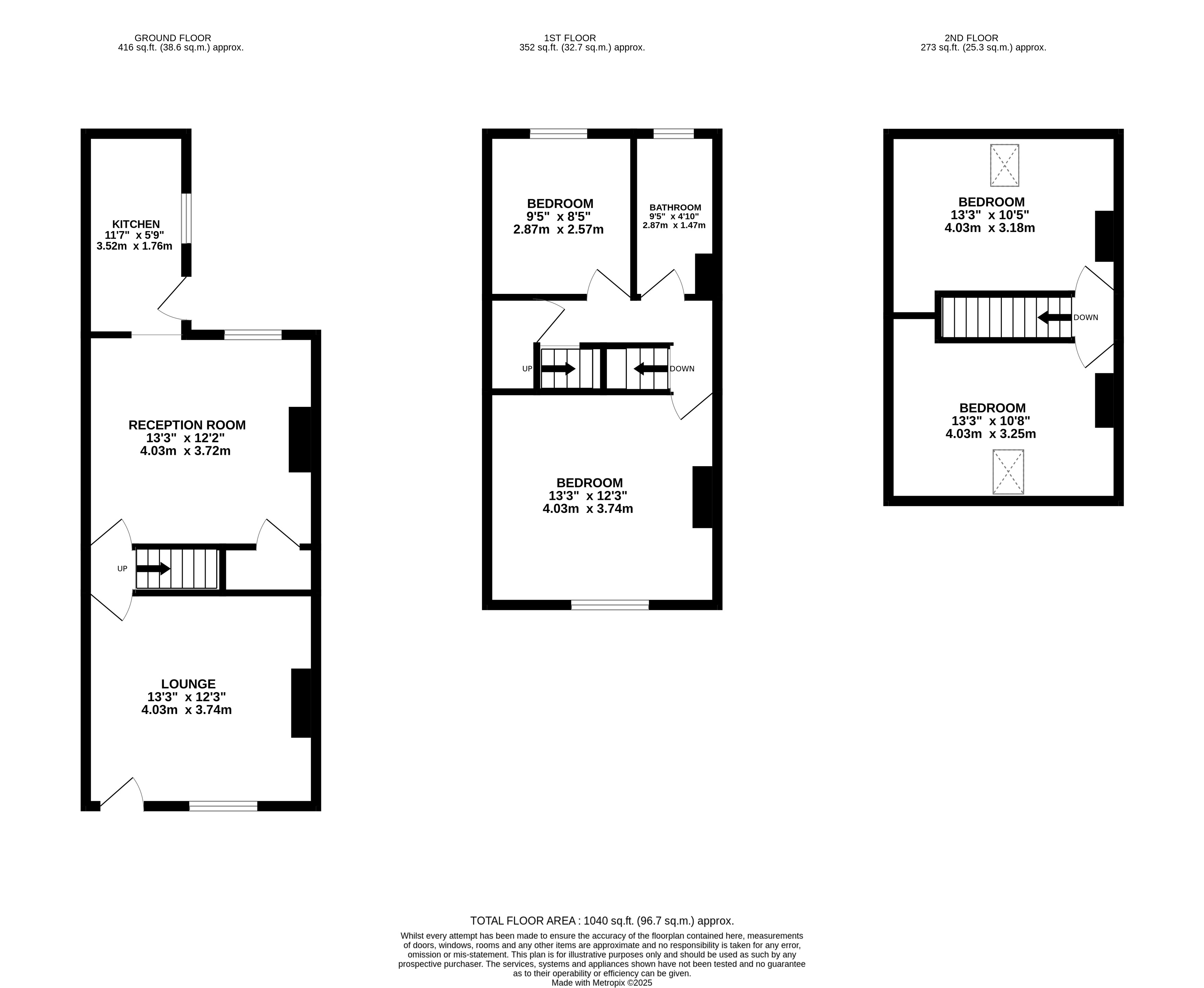 37 Aston Road, Leeds LS13 2BH floorplan