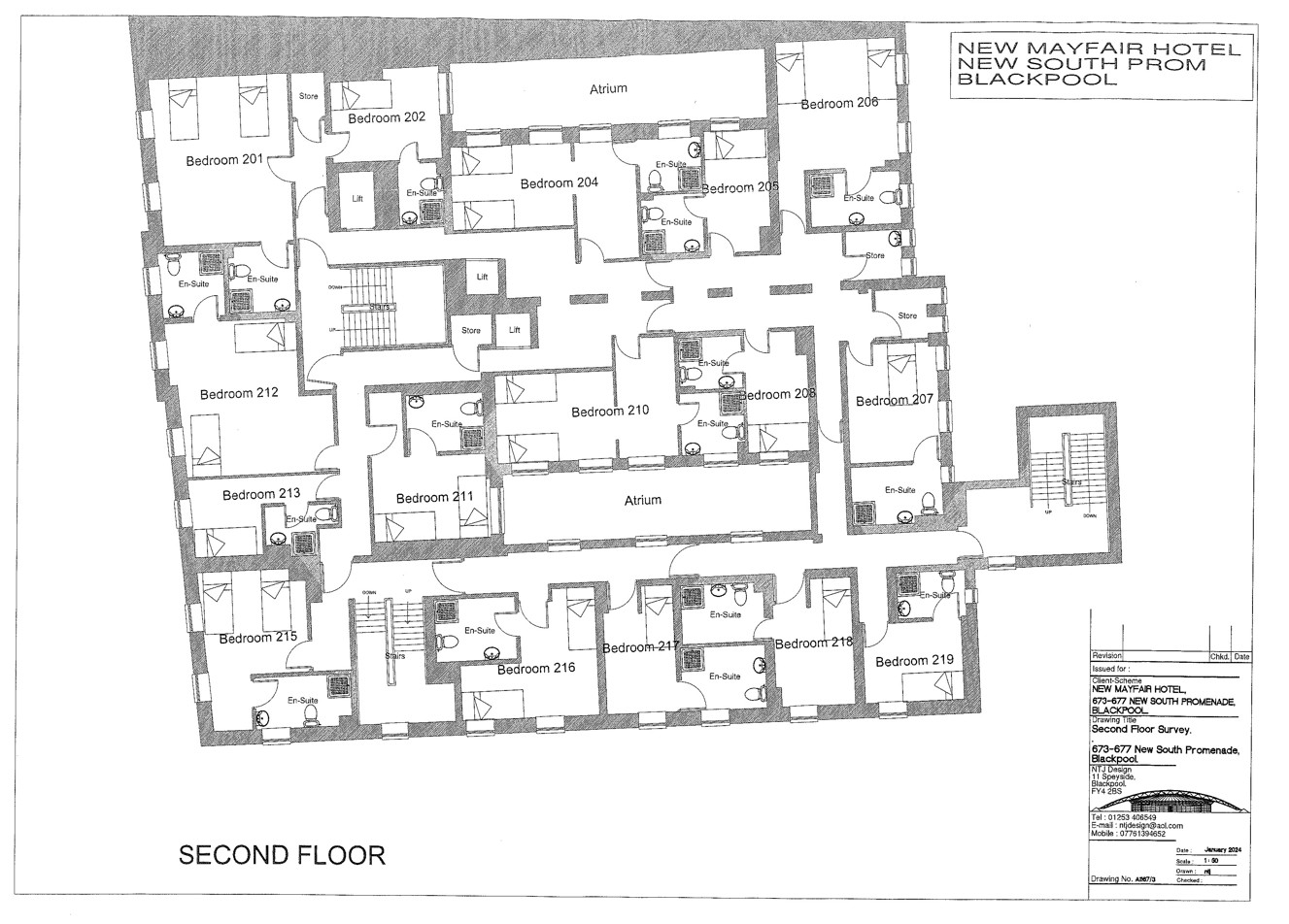The New Mayfair Hotel, 673-677 New South Promenade, Blackpool FY4 1RN floorplan