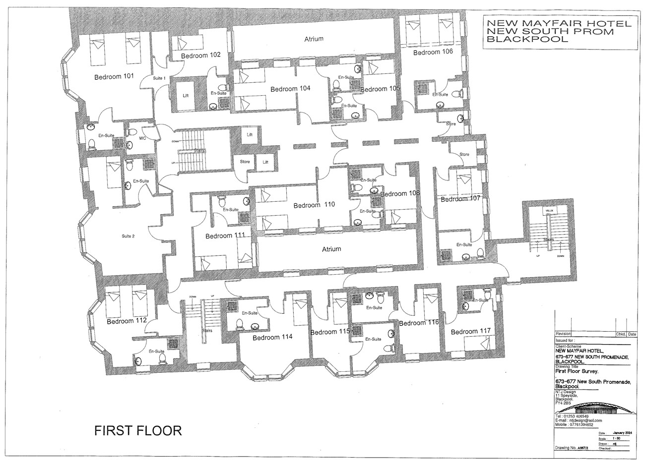 The New Mayfair Hotel, 673-677 New South Promenade, Blackpool FY4 1RN floorplan