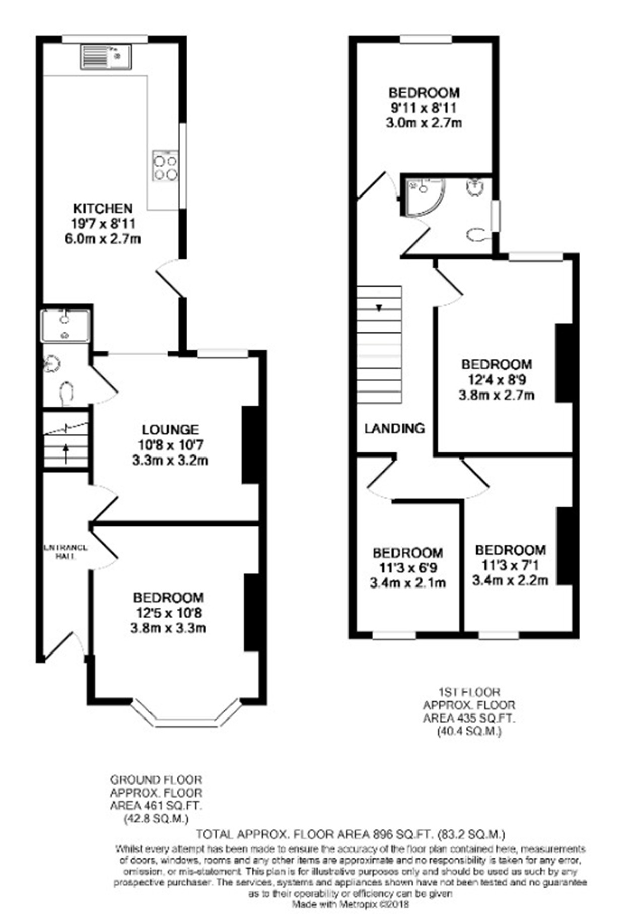 53 Furness Road, Fallowfield, Manchester M14 6LX floorplan
