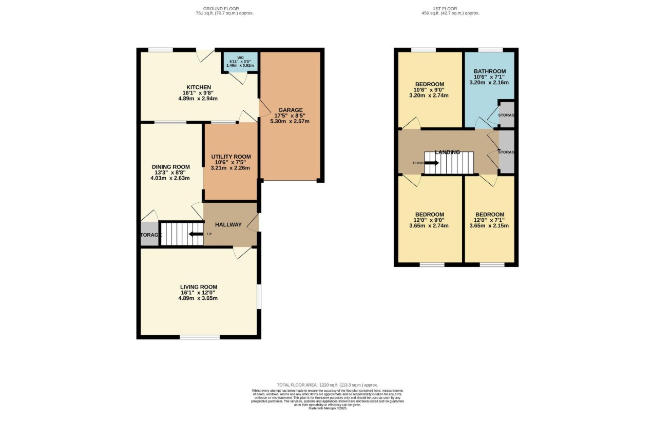 10 Moyes Road, Lowestoft NR32 3NY floorplan