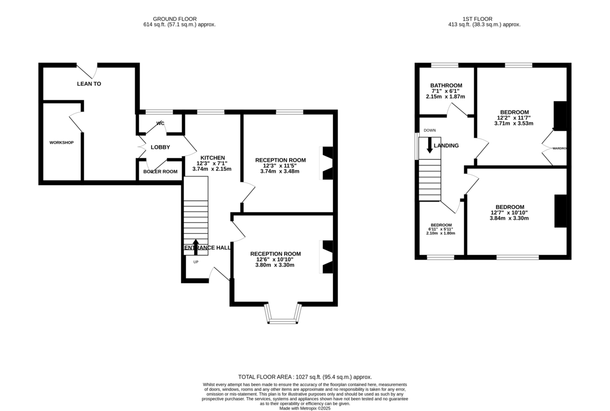 14 Dalby Road, Anstey, Leicester LE7 7DJ floorplan