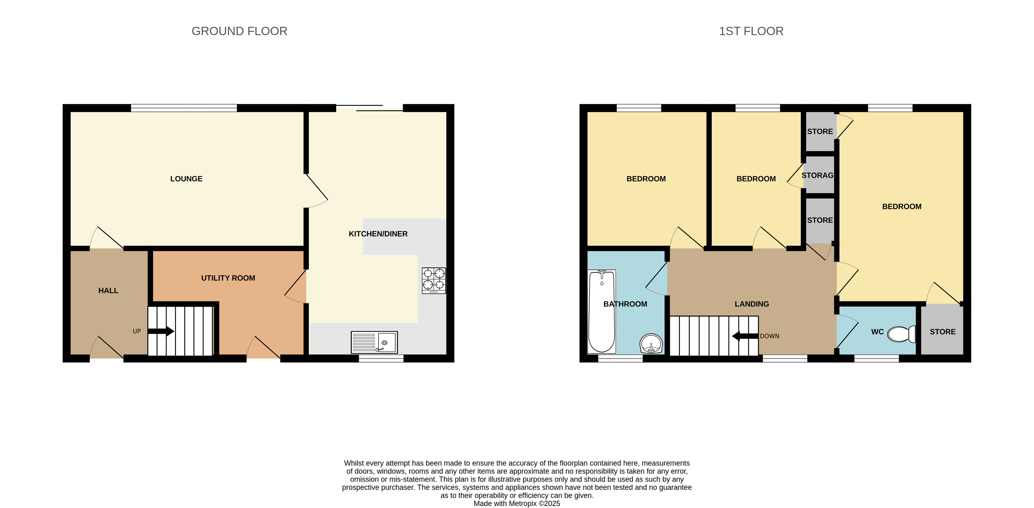 10 Grantham Walk, Corby, Northamptonshire NN18 9BW floorplan
