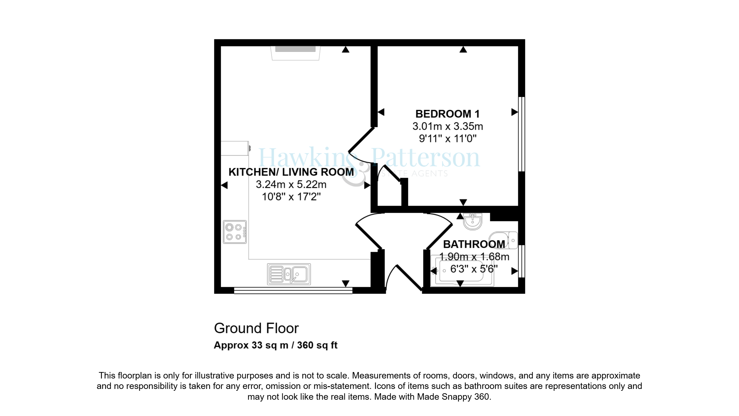Northwick House (Including Flats 1, 2 & 3), Coopers Lane, Evesham WR11 1BY floorplan