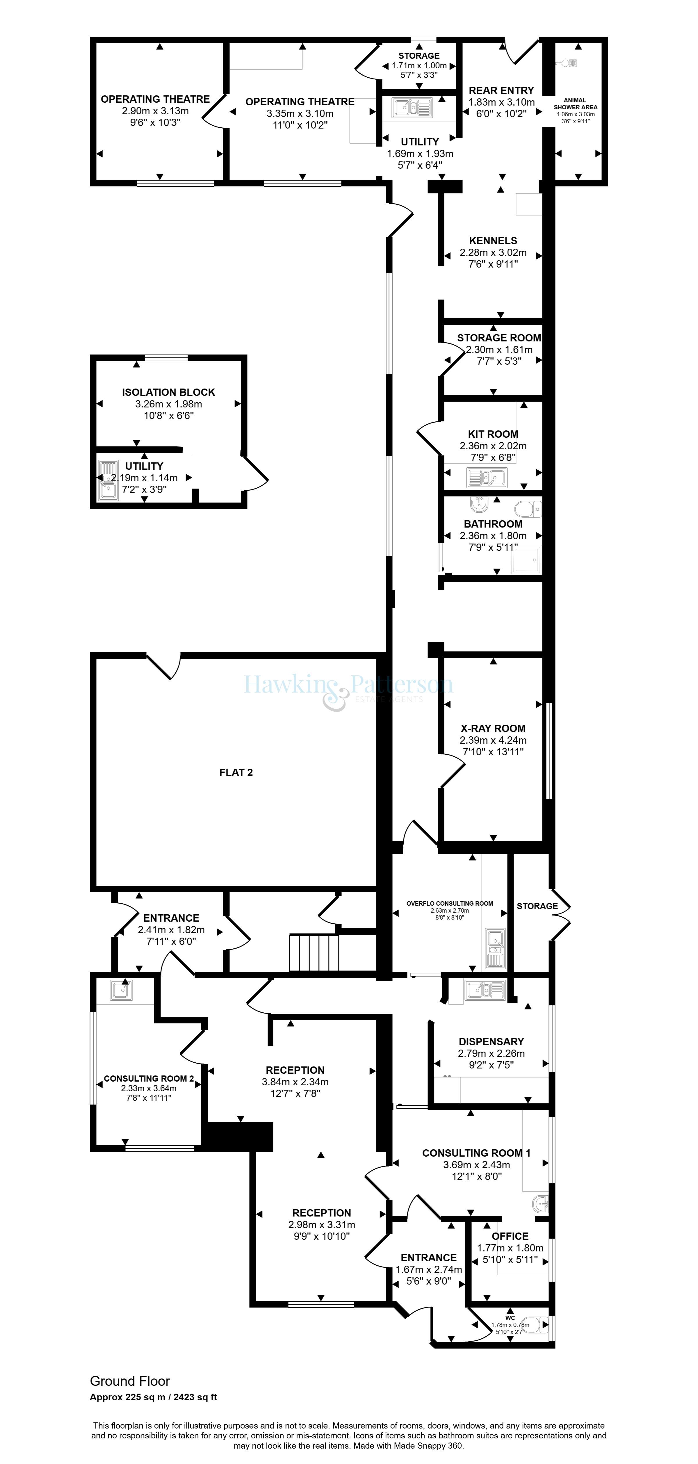 Northwick House (Including Flats 1, 2 & 3), Coopers Lane, Evesham WR11 1BY floorplan