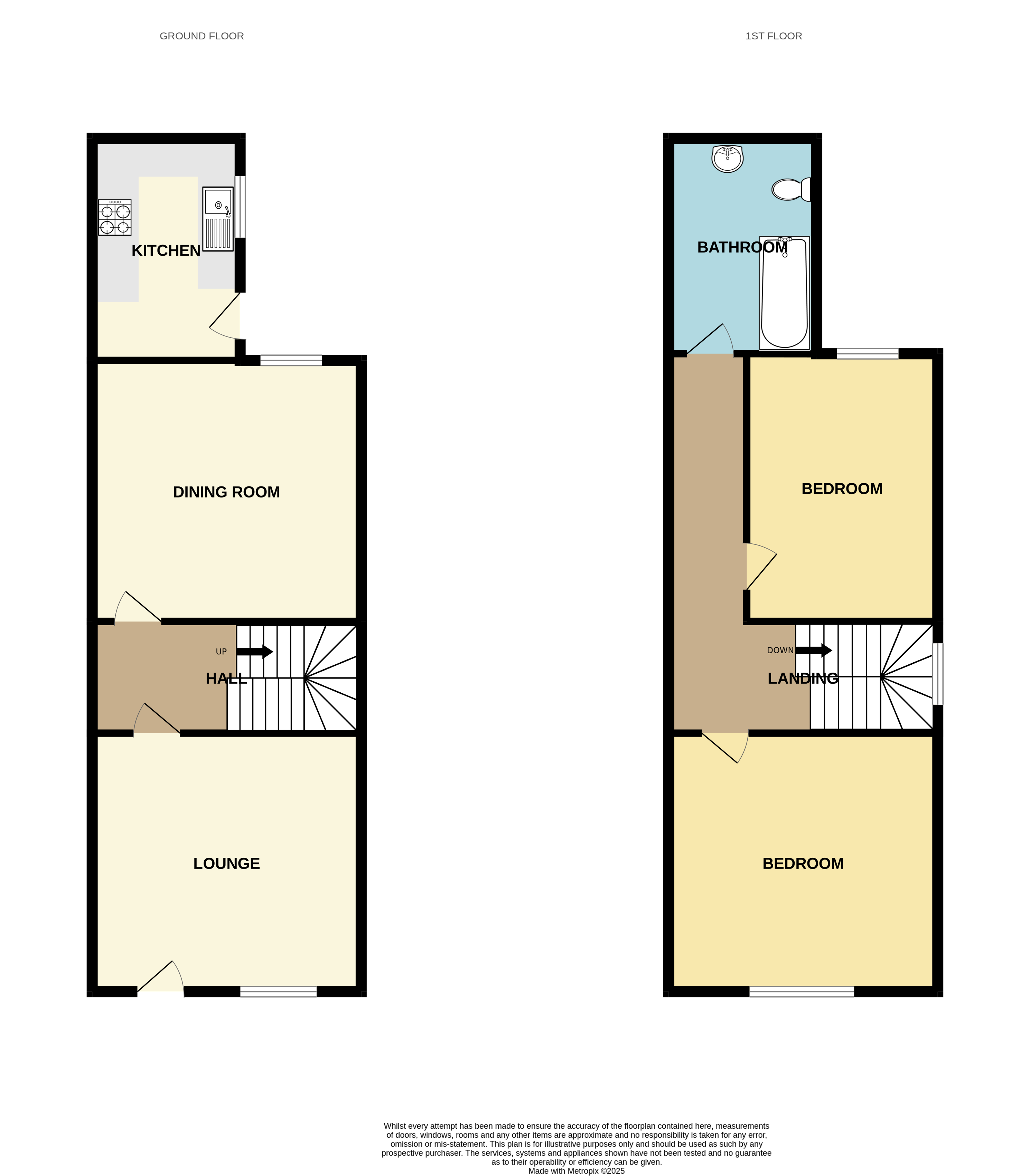 50 Regent Street, Church Gresley, Swadlincote, Derbyshire DE11 9PJ floorplan