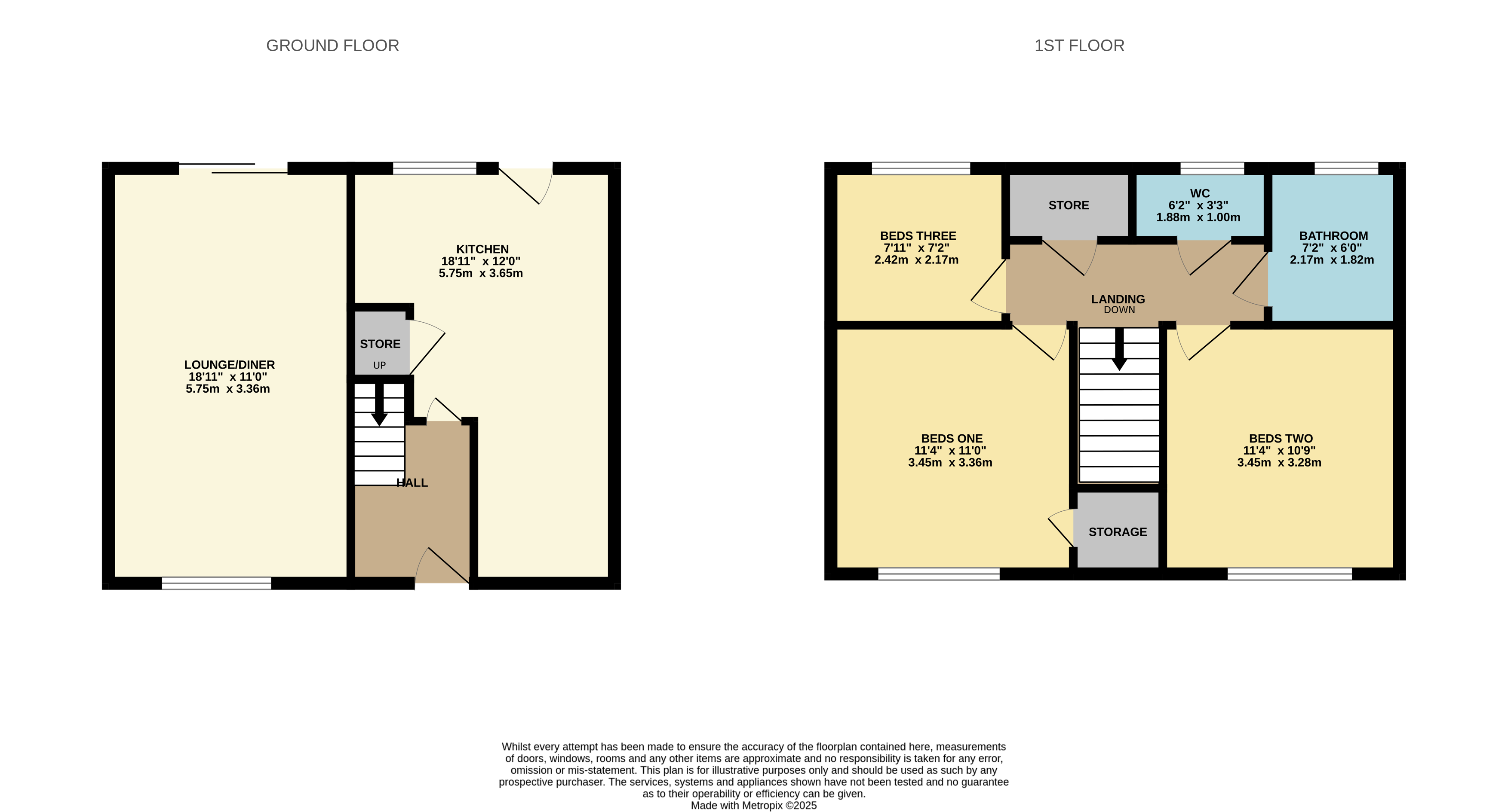 22 Spring Close, Huntingdon PE29 1ND floorplan