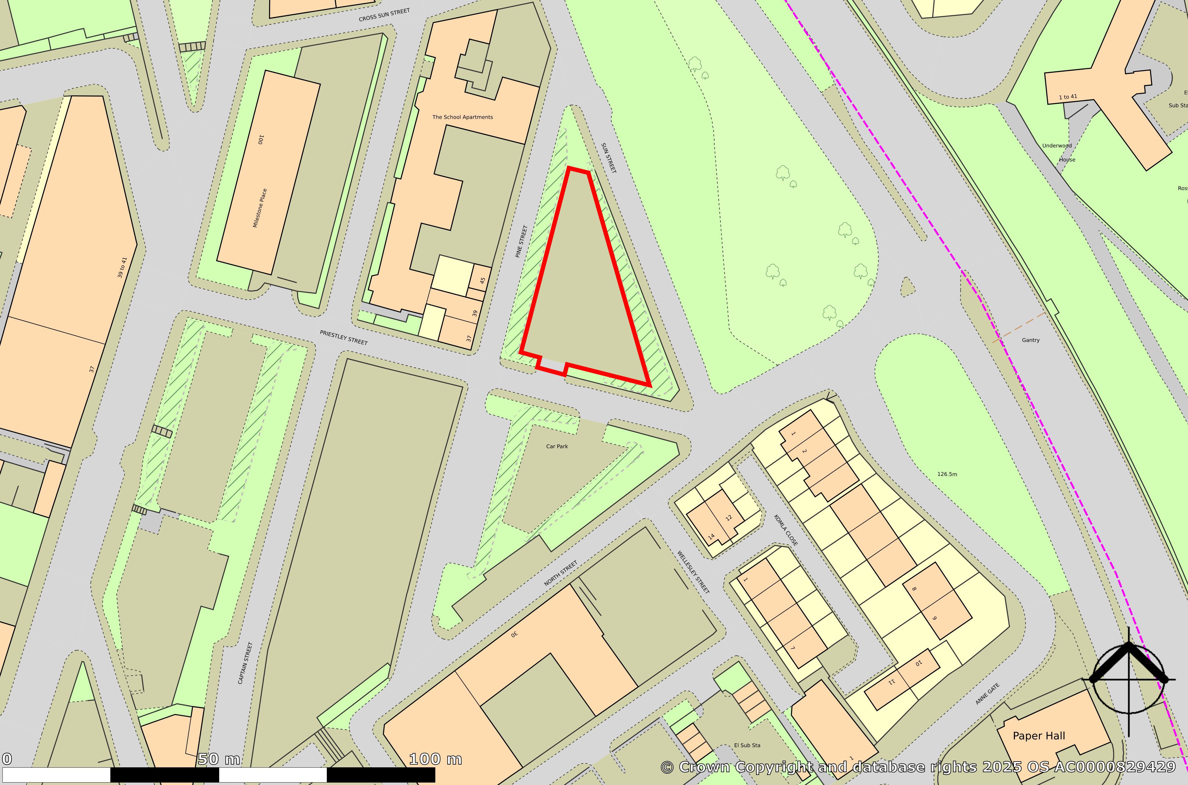 Car Park North of Pine Street, Bradford, West Yorkshire BD1 4EY