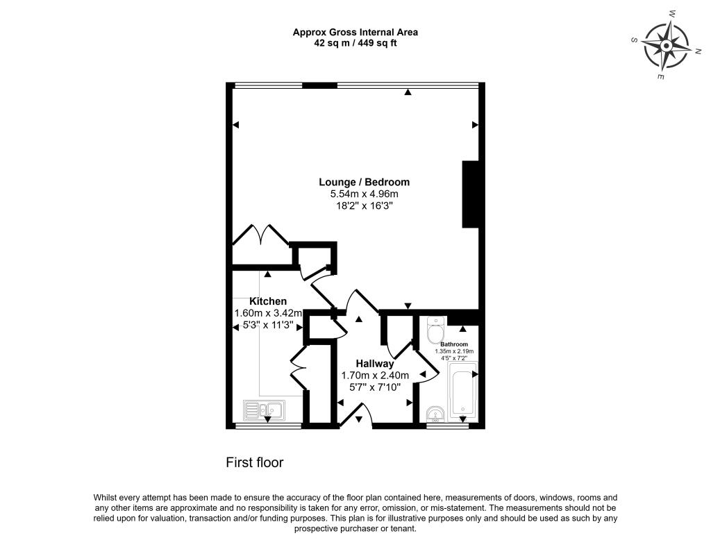 11 Hawthorn House, Saunders Close, Huntingdon PE29 7AJ floorplan