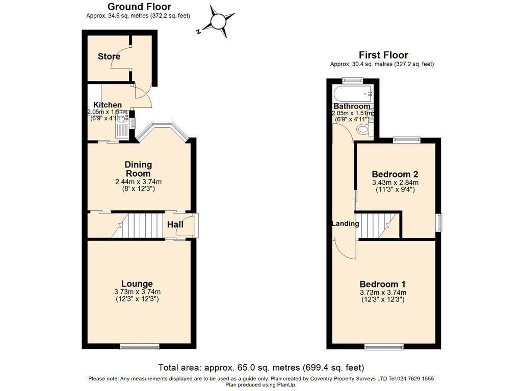99 Wilsons Lane, Longford, Coventry CV6 6AB floorplan