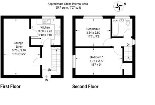 11 Fairfax Court, St. Neots PE19 2JF floorplan
