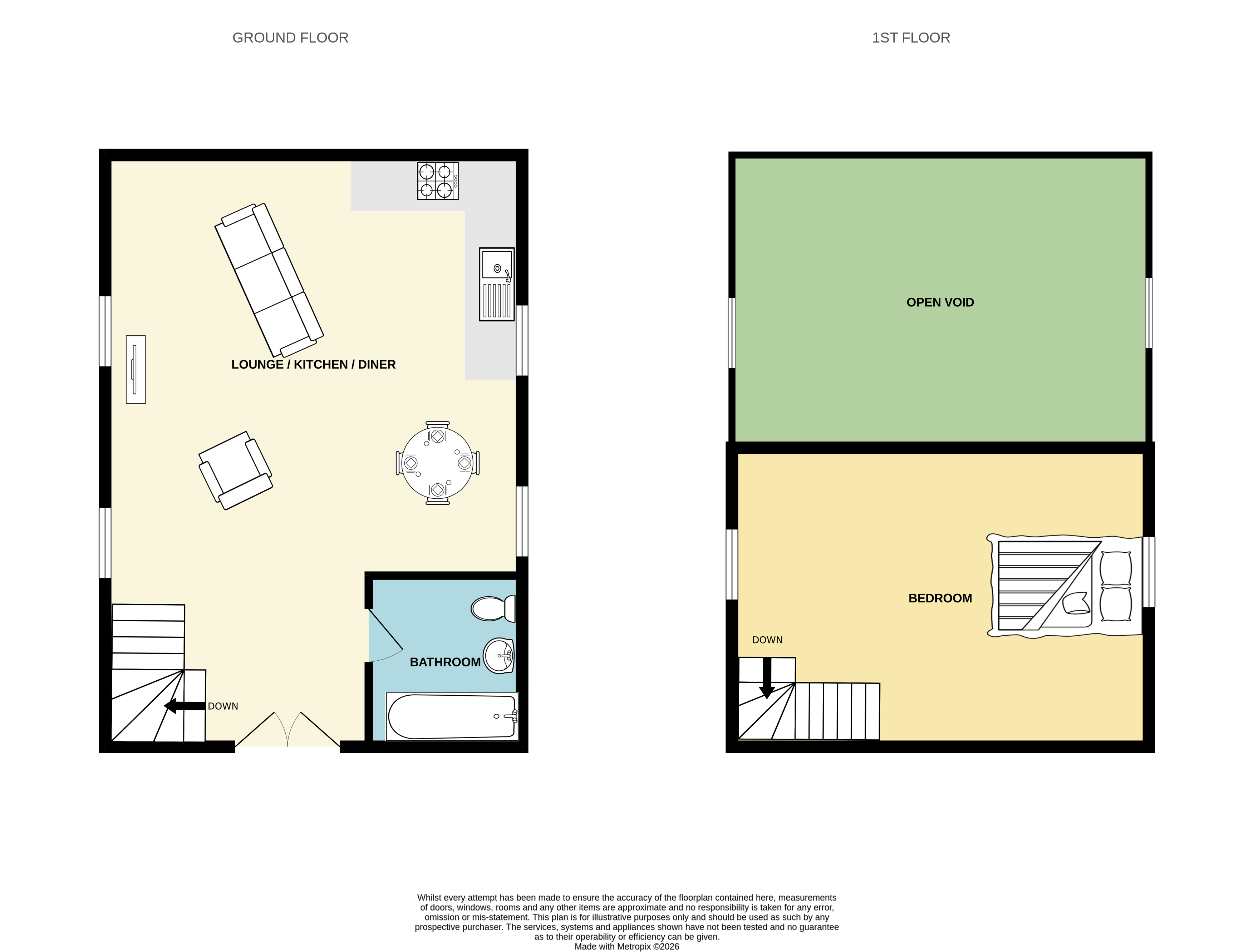 Former Methodist Church, Main Street, Worthington, Ashby-De-La-Zouch, Leicestershire LE65 1RX floorplan