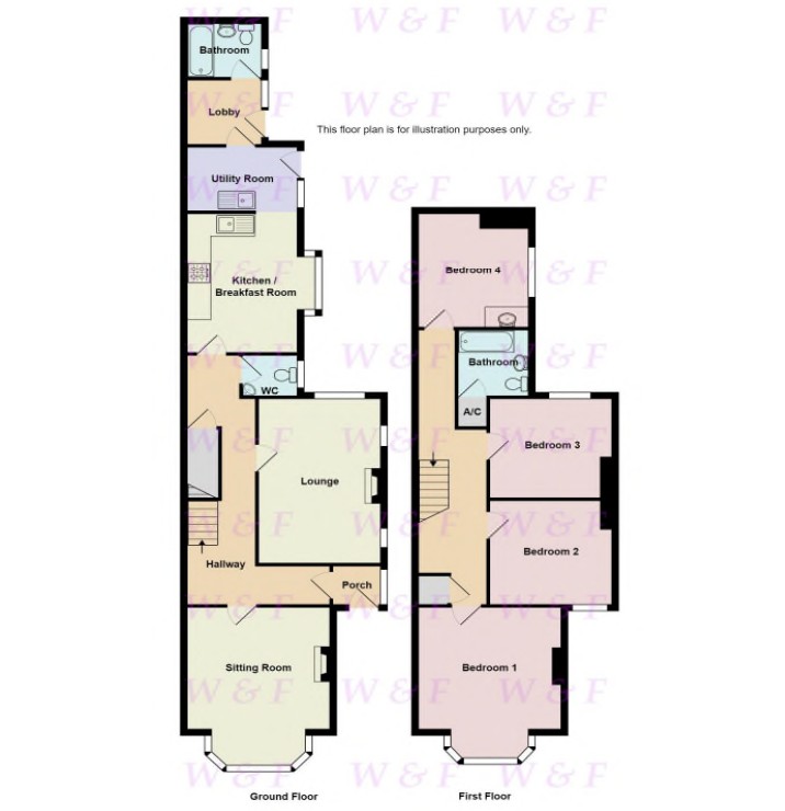 1 Somerset Road, Erdington, Birmingham B23 6NQ floorplan