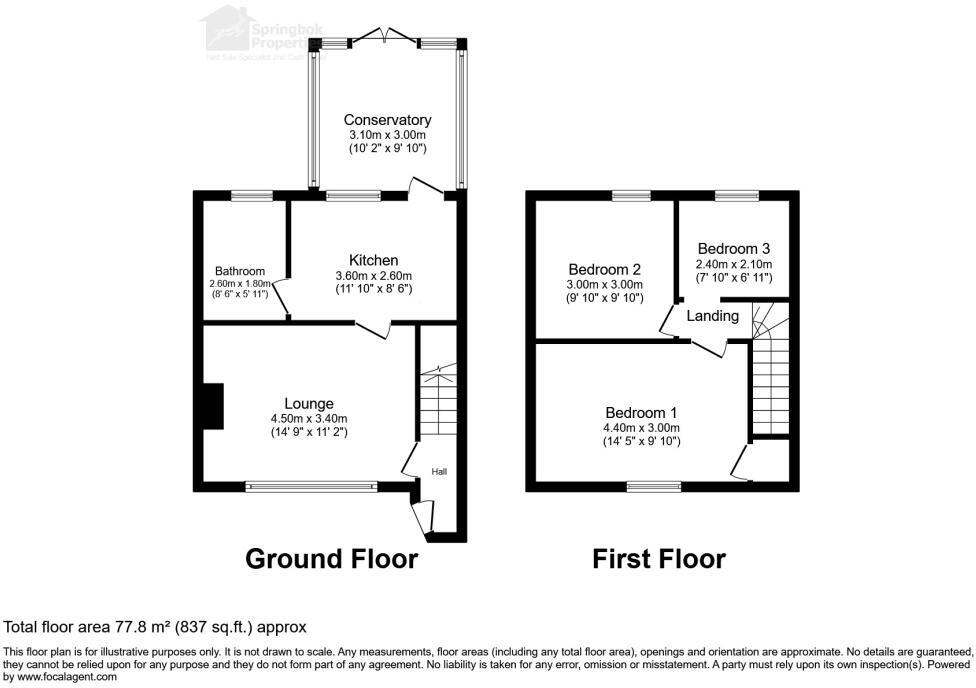 174 Wilkinson Street, Nottingham NG8 5FJ floorplan