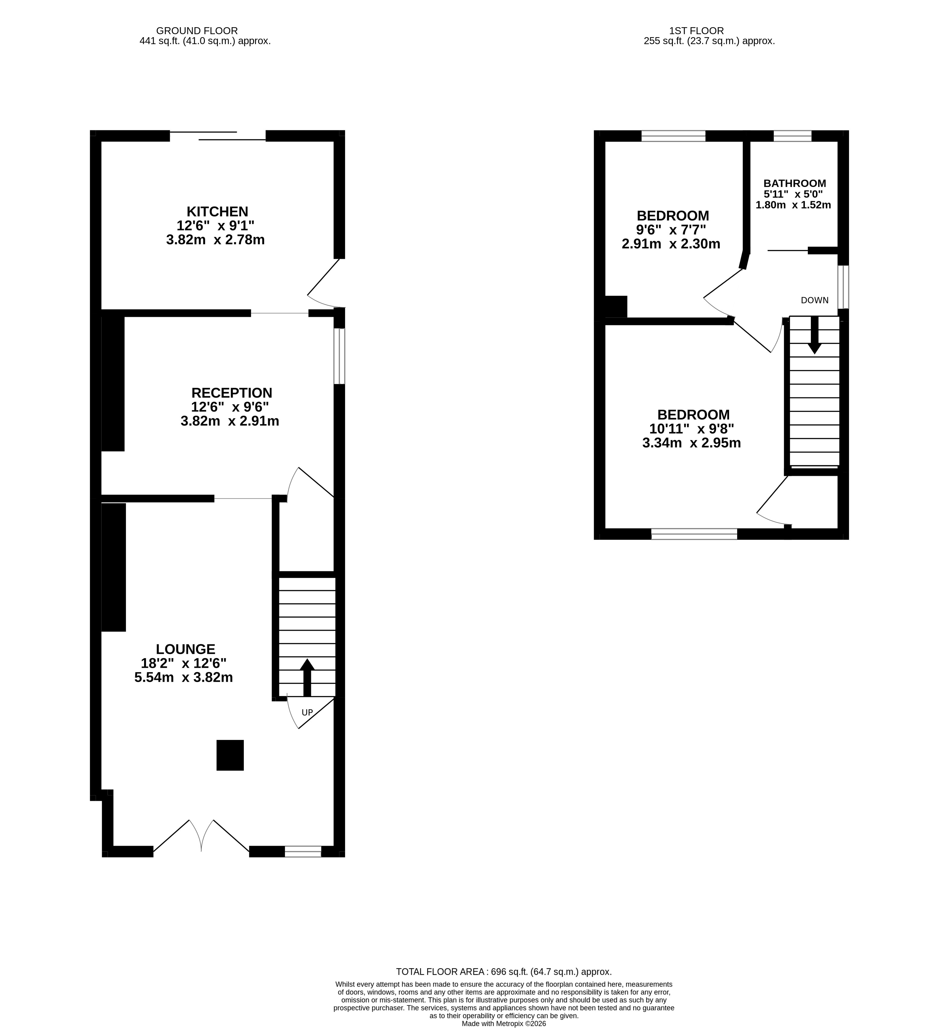 189 Blue Hill Lane, Leeds LS12 4PD floorplan