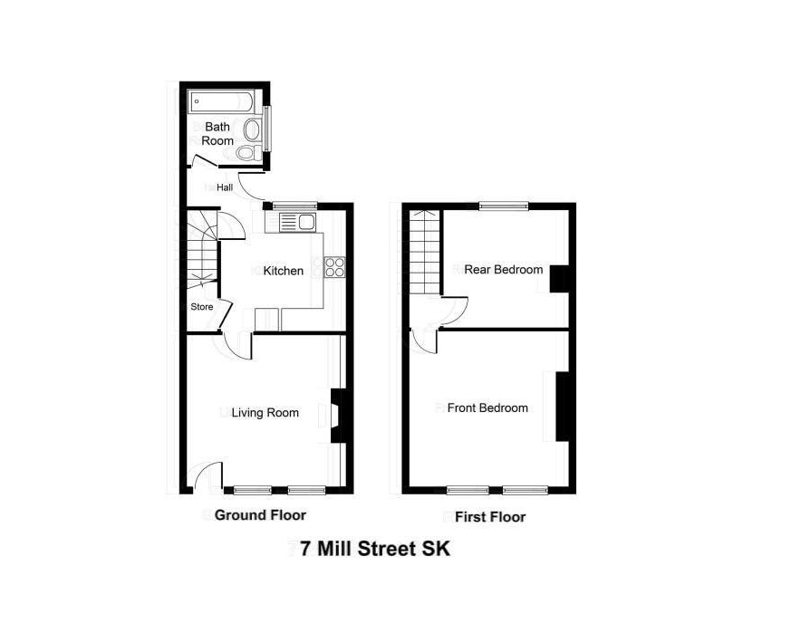 7 Mill Street, South Kirkby, Pontefract WF9 3HN floorplan